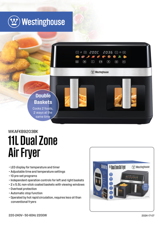 Double Tank Air Fryer - WKAFKB920