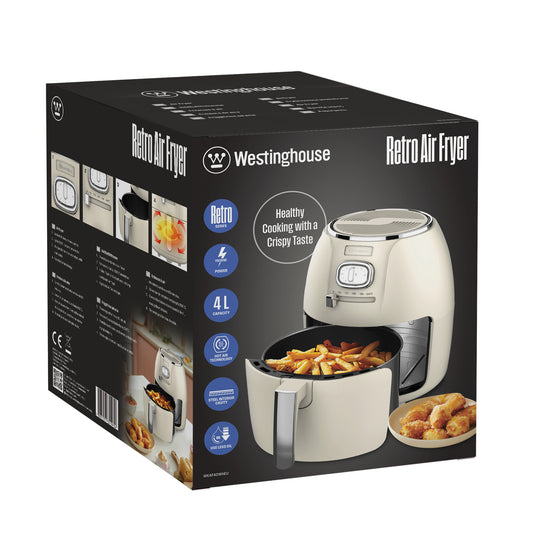 Retro Air Fryer - White