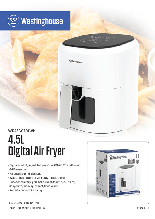 4.5L Digital Air Fryer Simple Life