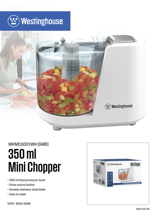 Simple life Mini Chopper - WKMCGO01WH